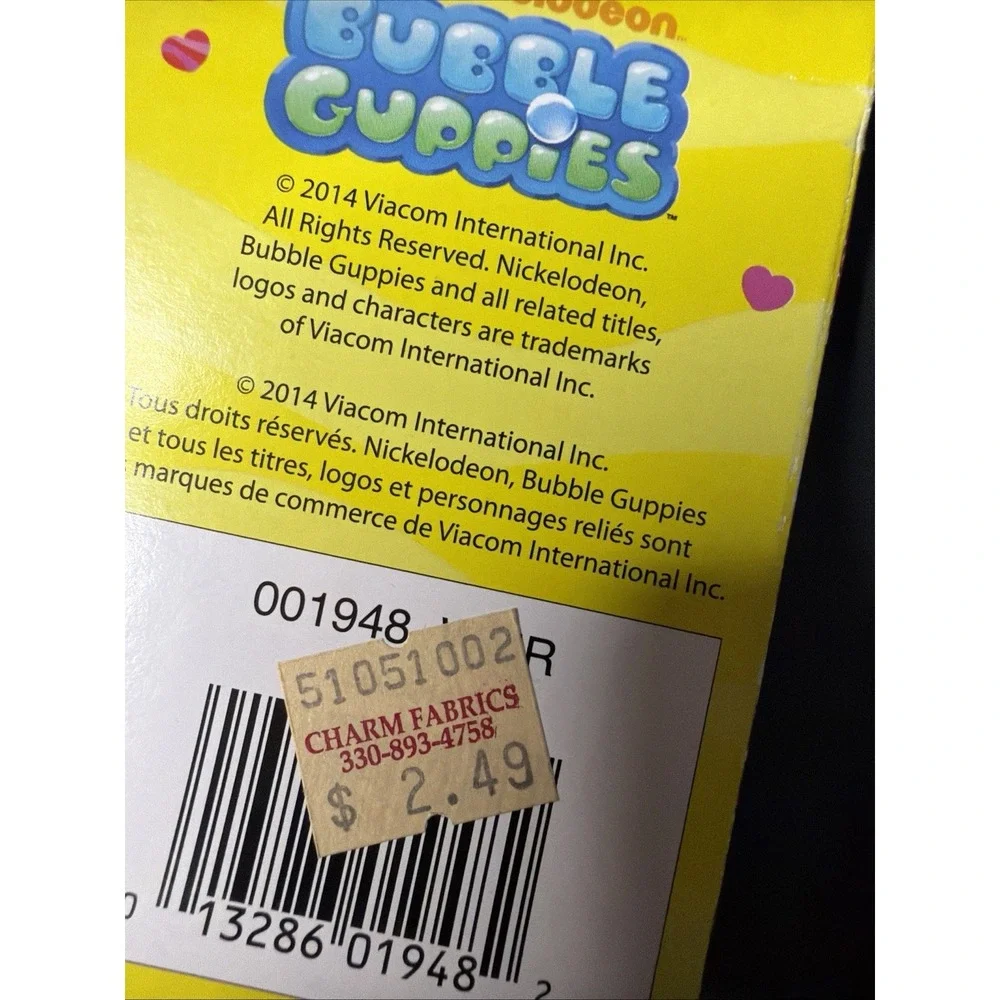 Nickelodeon Bubble Guppies Valentines 2014 Rare 32 Valentines